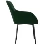 Sillas de comedor 2 unidades terciopelo verde oscuro by , dining chairs - Ref: Foro24-344847, Price: 123,47 €, Discount: %