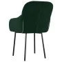 Sillas de comedor 2 unidades terciopelo verde oscuro by , dining chairs - Ref: Foro24-344847, Price: 123,47 €, Discount: %