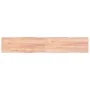 Tablero mesa madera tratada borde natural marrón 220x40x(2-4)cm by , Table tops - Ref: Foro24-363986, Price: 84,76 €, Discoun...