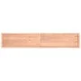 Tablero mesa madera tratada borde natural marrón 220x40x(2-4)cm by , Table tops - Ref: Foro24-363986, Price: 84,76 €, Discoun...