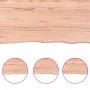 Tablero mesa madera tratada borde natural marrón 220x40x(2-4)cm by , Table tops - Ref: Foro24-363986, Price: 84,76 €, Discoun...