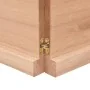 Tablero mesa madera tratada borde natural marrón 220x40x(2-4)cm by , Table tops - Ref: Foro24-363986, Price: 84,76 €, Discoun...