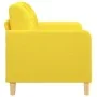 Sofá de 2 plazas de tela amarillo claro 120 cm by , Sofas - Ref: Foro24-359088, Price: 208,07 €, Discount: %