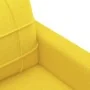 Sofá de 2 plazas de tela amarillo claro 120 cm by , Sofas - Ref: Foro24-359088, Price: 208,07 €, Discount: %