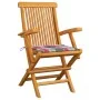 Sillas de jardín 8 uds madera teca con cojines a cuadros rojos von , Gartenstühle - Ref: Foro24-3072902, Preis: 629,14 €, Rab...