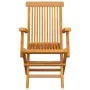 Sillas de jardín 8 uds madera teca con cojines a cuadros rojos von , Gartenstühle - Ref: Foro24-3072902, Preis: 629,14 €, Rab...