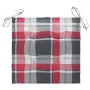 Sillas de jardín 8 uds madera teca con cojines a cuadros rojos von , Gartenstühle - Ref: Foro24-3072902, Preis: 629,14 €, Rab...