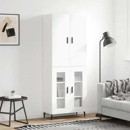 Aparador alto madera contrachapada blanco 69,5x34x180 cm von , Sideboards - Ref: Foro24-3195747, Preis: 167,77 €, Rabatt: %