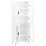 Aparador alto madera contrachapada blanco 69,5x34x180 cm von , Sideboards - Ref: Foro24-3195747, Preis: 167,77 €, Rabatt: %