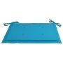 Sillas de jardín 4 uds madera maciza de teca con cojines azules von , Gartenstühle - Ref: Foro24-3065621, Preis: 371,62 €, Ra...