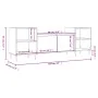 Mueble para TV madera contrachapada marrón roble 160x35x55 cm von , TV-Möbel - Ref: Foro24-831339, Preis: 95,80 €, Rabatt: %