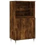 Aparador alto madera contrachapada roble ahumado 60x36x110 cm de , Aparadores - Ref: Foro24-831481, Precio: 79,69 €, Descuent...