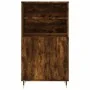 Aparador alto madera contrachapada roble ahumado 60x36x110 cm de , Aparadores - Ref: Foro24-831481, Precio: 79,69 €, Descuent...