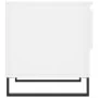 Mesa de centro madera de ingeniería blanco brillo 50x46x50 cm de , Mesas de centro - Ref: Foro24-830928, Precio: 43,72 €, Des...