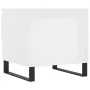 Mesa de centro madera de ingeniería blanco brillo 50x46x50 cm de , Mesas de centro - Ref: Foro24-830928, Precio: 43,72 €, Des...