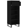 Mueble zapatero madera contrachapada negro 40x36x105 cm von , Schuhregale und Schuhorganisatoren - Ref: Foro24-831469, Preis:...