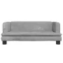 Sofá para niños de terciopelo gris claro 80x45x30 cm de , Mobiliario para bebés y niños pequeños - Ref: Foro24-3196306, Preci...