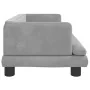 Sofá para niños de terciopelo gris claro 80x45x30 cm de , Mobiliario para bebés y niños pequeños - Ref: Foro24-3196306, Preci...