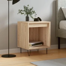 Mesita de noche madera de ingeniería roble Sonoma 40x35x50 cm de , Mesitas de noche - Ref: Foro24-830722, Precio: 36,11 €, De...