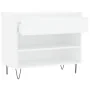 Mueble zapatero madera contrachapada blanco 70x36x60 cm de , Zapateros y organizadores de calzado - Ref: Foro24-831436, Preci...