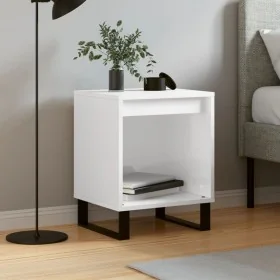 Mesita de noche madera de ingeniería blanco brillo 40x35x50 cm von , Nachttische - Ref: Foro24-830736, Preis: 31,04 €, Rabatt: %