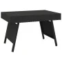 Mesa auxiliar plegable ratán sintético negro 60x40x38 cm von , Seitentische - Ref: Foro24-319408, Preis: 54,27 €, Rabatt: %