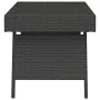 Mesa auxiliar plegable ratán sintético negro 60x40x38 cm von , Seitentische - Ref: Foro24-319408, Preis: 54,27 €, Rabatt: %