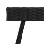 Mesa auxiliar plegable ratán sintético negro 60x40x38 cm von , Seitentische - Ref: Foro24-319408, Preis: 54,27 €, Rabatt: %