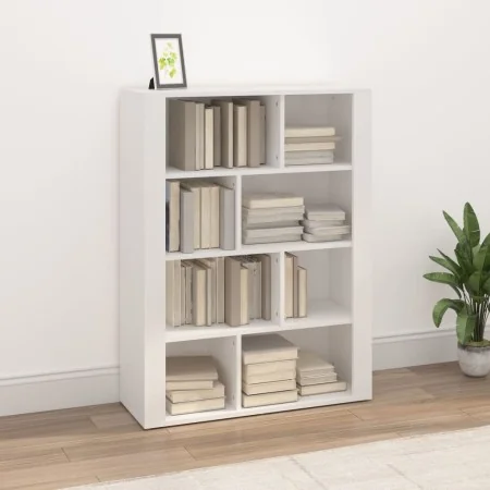 Aparador de madera contrachapada blanco 80x30x106 cm von , Sideboards - Ref: Foro24-819492, Preis: 83,60 €, Rabatt: %