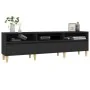 Mueble de TV madera contrachapada negro 150x30x44,5 cm von , TV-Möbel - Ref: Foro24-831910, Preis: 102,79 €, Rabatt: %