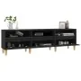 Mueble de TV madera contrachapada negro 150x30x44,5 cm von , TV-Möbel - Ref: Foro24-831910, Preis: 102,79 €, Rabatt: %