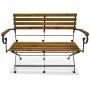 Banco de jardín plegable madera maciza de acacia 112 cm von , Gartenbänke - Ref: Foro24-43736, Preis: 169,75 €, Rabatt: %