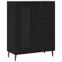 Aparador de madera de ingeniería negro 69,5x34x90 cm de , Aparadores - Ref: Foro24-828061, Precio: 101,11 €, Descuento: %