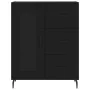 Aparador de madera de ingeniería negro 69,5x34x90 cm de , Aparadores - Ref: Foro24-828061, Precio: 101,11 €, Descuento: %