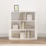 Aparador de madera contrachapada blanco brillante 80x30x80 cm de , Aparadores - Ref: Foro24-819486, Precio: 88,62 €, Descuent...