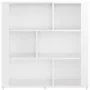 Aparador de madera contrachapada blanco brillante 80x30x80 cm de , Aparadores - Ref: Foro24-819486, Precio: 88,62 €, Descuent...
