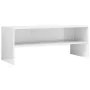 Mueble de TV madera contrachapada blanco brillante 100x40x40 cm by , TV Furniture - Ref: Foro24-800051, Price: 60,66 €, Disco...