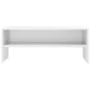 Mueble de TV madera contrachapada blanco brillante 100x40x40 cm by , TV Furniture - Ref: Foro24-800051, Price: 60,66 €, Disco...