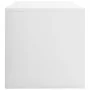 Mueble de TV madera contrachapada blanco brillante 100x40x40 cm by , TV Furniture - Ref: Foro24-800051, Price: 60,66 €, Disco...