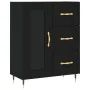 Aparador de madera de ingeniería negro 69,5x34x90 cm de , Aparadores - Ref: Foro24-828021, Precio: 107,09 €, Descuento: %