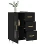 Aparador de madera de ingeniería negro 69,5x34x90 cm de , Aparadores - Ref: Foro24-828021, Precio: 107,09 €, Descuento: %