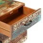 Mesita de noche tallada a mano madera reciclada 40x30x50 cm de , Mesitas de noche - Ref: Foro24-247911, Precio: 134,85 €, Des...
