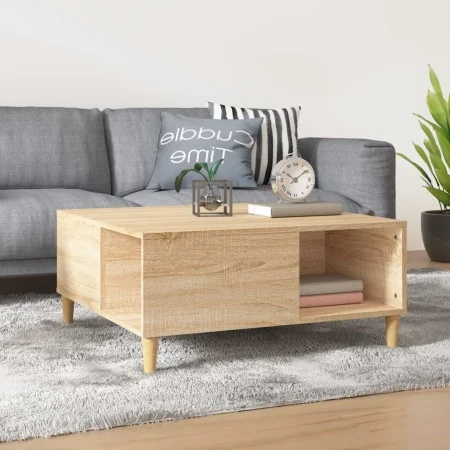 Mesa de centro madera contrachapada roble Sonoma 80x80x36,5 cm von , Couchtisch - Ref: Foro24-821095, Preis: 69,64 €, Rabatt: %