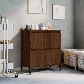 Aparador madera contrachapada marrón roble 60x35x70 cm by , Sideboards - Ref: Foro24-821171, Price: 76,61 €, Discount: %