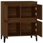 Aparador madera contrachapada marrón roble 60x35x70 cm by , Sideboards - Ref: Foro24-821171, Price: 76,61 €, Discount: %