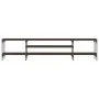 Mueble TV madera ingeniería y hierro marrón roble 201x35x45 cm von , TV-Möbel - Ref: Foro24-831817, Preis: 84,88 €, Rabatt: %