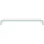 Soporte para TV/Elevador monitor cristal claro 120x30x13 cm von , TV-Möbel - Ref: Foro24-244133, Preis: 126,52 €, Rabatt: %