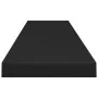 Estantes flotantes de pared 4 uds MDF negro 120x23,5x3,8cm de , Estantes y estanterías - Ref: Foro24-323843, Precio: 114,05 €...