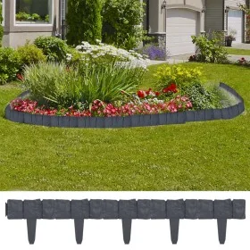 Valla para césped aspecto de piedra 41 piezas plástico 10 m by , Garden edging and edging - Ref: Foro24-314684, Price: 41,14 ...