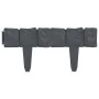 Valla para césped aspecto de piedra 41 piezas plástico 10 m de , Ribetes y bordes para jardín - Ref: Foro24-314684, Precio: 4...